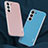 Soft Silicone Gel Leather Snap On Case Cover S04 for Samsung Galaxy S21 Plus 5G