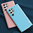 Soft Silicone Gel Leather Snap On Case Cover S04 for Samsung Galaxy S21 Ultra 5G