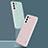 Soft Silicone Gel Leather Snap On Case Cover S05 for Samsung Galaxy S21 FE 5G