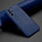 Soft Silicone Gel Leather Snap On Case Cover S06 for Samsung Galaxy S21 FE 5G Blue