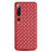 Soft Silicone Gel Leather Snap On Case Cover S07 for Xiaomi Mi 10 Red