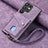 Soft Silicone Gel Leather Snap On Case Cover SD1 for Samsung Galaxy S22 Ultra 5G