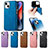 Soft Silicone Gel Leather Snap On Case Cover SD13 for Apple iPhone 13