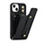 Soft Silicone Gel Leather Snap On Case Cover SD14 for Apple iPhone 13