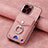 Soft Silicone Gel Leather Snap On Case Cover SD15 for Apple iPhone 13 Pro Max Pink
