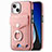 Soft Silicone Gel Leather Snap On Case Cover SD16 for Apple iPhone 14 Plus