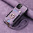 Soft Silicone Gel Leather Snap On Case Cover SD2 for Apple iPhone 14 Pro Clove Purple