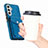 Soft Silicone Gel Leather Snap On Case Cover SD3 for Samsung Galaxy A14 5G