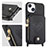 Soft Silicone Gel Leather Snap On Case Cover SD4 for Apple iPhone 13