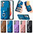 Soft Silicone Gel Leather Snap On Case Cover SD4 for Samsung Galaxy S21 FE 5G