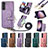 Soft Silicone Gel Leather Snap On Case Cover SD4 for Samsung Galaxy S22 Plus 5G