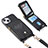 Soft Silicone Gel Leather Snap On Case Cover SD5 for Apple iPhone 13 Black