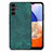 Soft Silicone Gel Leather Snap On Case Cover SD5 for Samsung Galaxy A14 5G Green