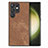 Soft Silicone Gel Leather Snap On Case Cover SD5 for Samsung Galaxy S22 Ultra 5G