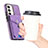 Soft Silicone Gel Leather Snap On Case Cover SD7 for Samsung Galaxy S23 Plus 5G