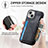 Soft Silicone Gel Leather Snap On Case Cover SD8 for Apple iPhone 14 Plus