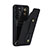 Soft Silicone Gel Leather Snap On Case Cover SY1 for Samsung Galaxy S23 5G Black