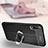 Soft Silicone Gel Leather Snap On Case Cover with Magnetic Finger Ring Stand for Huawei Honor 9X