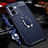 Soft Silicone Gel Leather Snap On Case Cover with Magnetic Finger Ring Stand for OnePlus Nord N300 5G