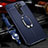 Soft Silicone Gel Leather Snap On Case Cover with Magnetic Finger Ring Stand for Oppo A9 (2020)