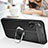 Soft Silicone Gel Leather Snap On Case Cover with Magnetic Finger Ring Stand for Realme X3 SuperZoom