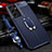 Soft Silicone Gel Leather Snap On Case Cover with Magnetic Finger Ring Stand for Samsung Galaxy S21 Ultra 5G