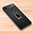 Soft Silicone Gel Leather Snap On Case Cover with Magnetic Finger Ring Stand for Xiaomi Redmi Note 7
