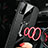 Soft Silicone Gel Leather Snap On Case Cover with Magnetic Finger Ring Stand S01 for Vivo Y30