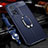 Soft Silicone Gel Leather Snap On Case Cover with Magnetic Finger Ring Stand S01 for Xiaomi Mi 10T 5G