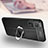 Soft Silicone Gel Leather Snap On Case Cover with Magnetic Finger Ring Stand S01 for Xiaomi Mi 10T 5G
