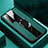 Soft Silicone Gel Leather Snap On Case Cover with Magnetic Finger Ring Stand S02 for Huawei Nova 7 5G Green