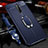 Soft Silicone Gel Leather Snap On Case Cover with Magnetic Finger Ring Stand S02 for Realme X2 Pro