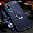 Soft Silicone Gel Leather Snap On Case Cover with Magnetic Finger Ring Stand S02 for Xiaomi Mi 10 Pro