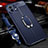 Soft Silicone Gel Leather Snap On Case Cover with Magnetic Finger Ring Stand S02 for Xiaomi Mi 11 Lite 5G