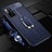 Soft Silicone Gel Leather Snap On Case Cover with Magnetic Finger Ring Stand S03 for Huawei Honor 30 Pro