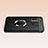 Soft Silicone Gel Leather Snap On Case Cover with Magnetic Finger Ring Stand S03 for Xiaomi Redmi Note 8T