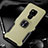 Soft Silicone Gel Leather Snap On Case Cover with Magnetic Finger Ring Stand T01 for Huawei Mate 20 Gold