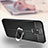 Soft Silicone Gel Leather Snap On Case Cover with Magnetic Finger Ring Stand T01 for Huawei Mate 20 Pro