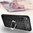 Soft Silicone Gel Leather Snap On Case Cover with Magnetic Finger Ring Stand T01 for Huawei Nova 5T