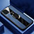 Soft Silicone Gel Leather Snap On Case Cover with Magnetic Finger Ring Stand T01 for Huawei P40 Lite