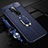 Soft Silicone Gel Leather Snap On Case Cover with Magnetic Finger Ring Stand T01 for OnePlus 8 Pro