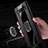 Soft Silicone Gel Leather Snap On Case Cover with Magnetic Finger Ring Stand T01 for Samsung Galaxy S10