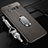 Soft Silicone Gel Leather Snap On Case Cover with Magnetic Finger Ring Stand T02 for Samsung Galaxy S10 Plus