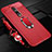 Soft Silicone Gel Leather Snap On Case Cover with Magnetic Finger Ring Stand T02 for Xiaomi Mi 9T Pro