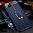 Soft Silicone Gel Leather Snap On Case Cover with Magnetic Finger Ring Stand T03 for Apple iPhone 11 Pro