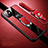 Soft Silicone Gel Leather Snap On Case Cover with Magnetic Finger Ring Stand T03 for Apple iPhone 11 Red