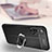 Soft Silicone Gel Leather Snap On Case Cover with Magnetic Finger Ring Stand T03 for Huawei Nova 5 Pro