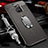 Soft Silicone Gel Leather Snap On Case Cover with Magnetic Finger Ring Stand T04 for Huawei Mate 20