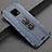 Soft Silicone Gel Leather Snap On Case Cover with Magnetic Finger Ring Stand T04 for Huawei Mate 20 Pro