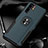 Soft Silicone Gel Leather Snap On Case Cover with Magnetic Finger Ring Stand T05 for Huawei P30 Pro Green